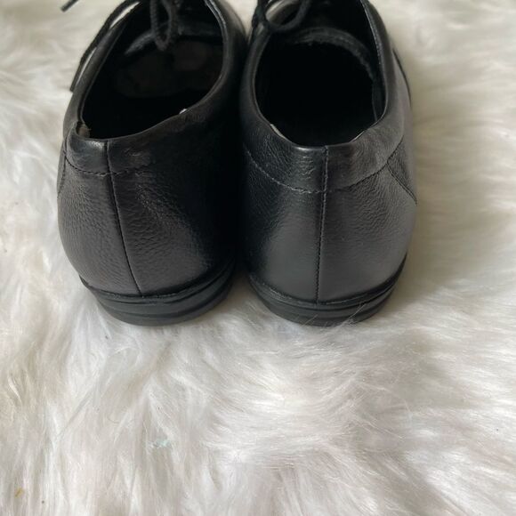 Easy Spirit Anti-Gravity black leather lace up loafers round toe size10 - Picture 7 of 9